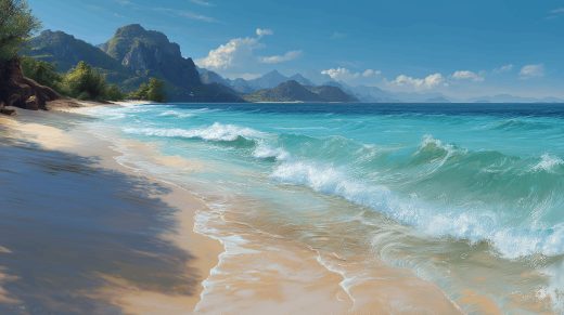 Turquoise Surf puzzle preview